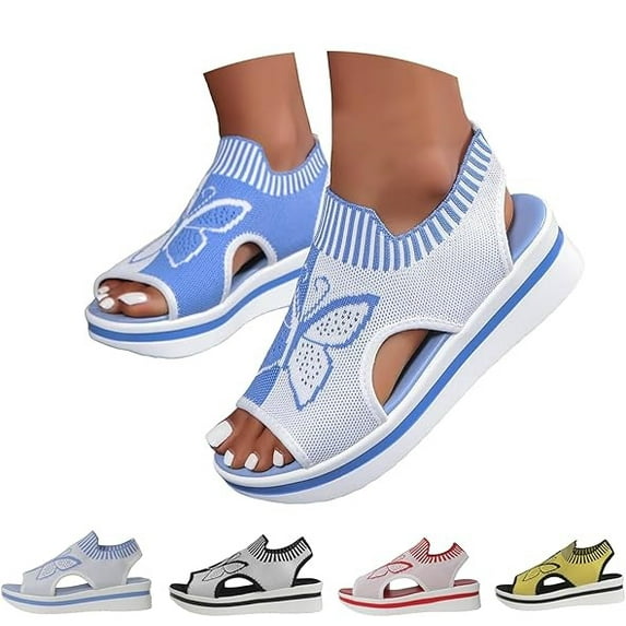 Women's Comfort Sandals - Summer Breathable shoes with foot arch pad