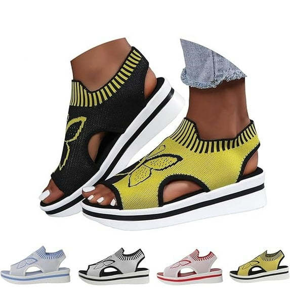 Women's Comfort Sandals - Summer Breathable shoes with foot arch pad