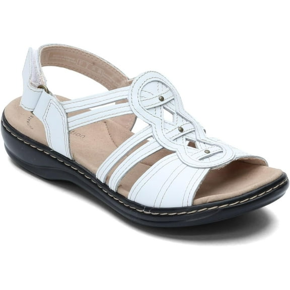 Women's Comfort Sandals with Cushioned Footbed | Solid color Flat Sandals for Walking