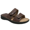 thumbnail image 1 of Women's Comfort Slide Sandals Brown, 1 of 5