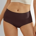 thumbnail image 1 of Women's Comfort Solid Color Leak Proof Menstrual Underwear Panties Seamless Non Latex Waist Trainer for Women Nylon Granny Panties plus Size Maternity Underwear under Bump Womens Bikini Panties, 1 of 3