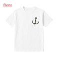 thumbnail image 1 of Women's Comfort T-Shirts, Graphic Tee Tops ，Minimalist Grappling Hook Design，Crew neck，Causal，cotton，white，S-5XL, 1 of 4