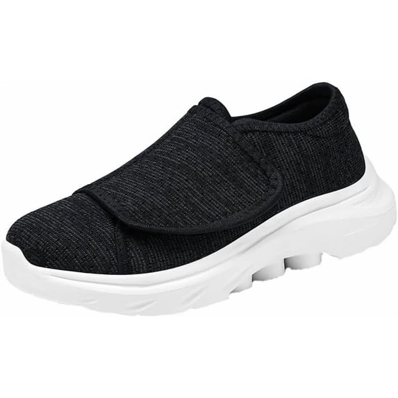 Women's Comfort Walking Shoes - Adjustable Slip-On Design for Easy Wear | Wide Fit with Soft Sole Everyday Comfort