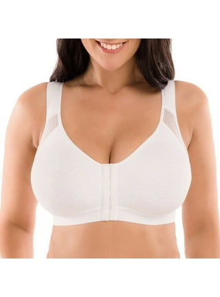 Women's Wirefree Bra Plus Size Soft Cup Bras Seamless Front