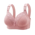 thumbnail image 1 of Women's Comfortable Adjustable Wireless Bra for Large Chest Support Soft Breathable Everyday Wear Seamless Underwear, 1 of 2