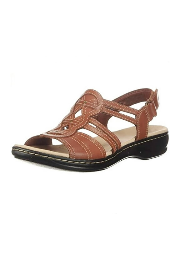 Women's Comfortable Arch Support Dressy Flat Sandals Open Toe Walking Shoes for Summer Low Heels Wedges Sandals