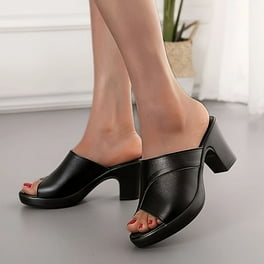 Black block work heels new arrivals