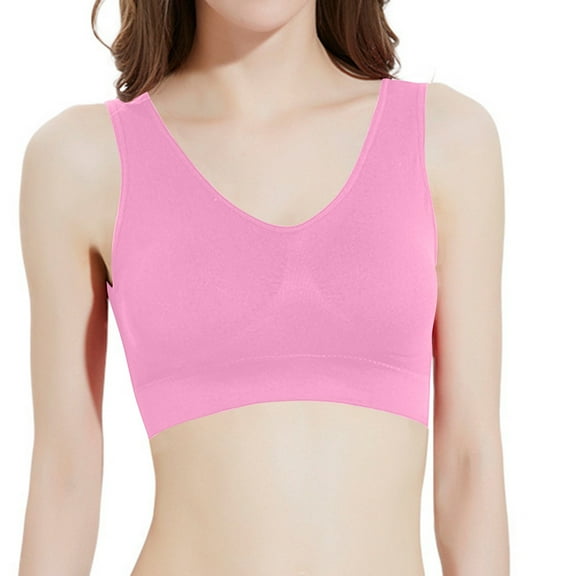 Women's Comfortable Bras Lightweight Breathable Bra Soft Sleeping Bras Yoga Bra Tank Top Women Bras Under 5