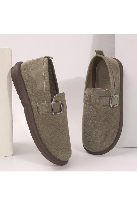 Women's Comfortable Breathable Suede Clogs - Soft Lining for All-Day Comfort