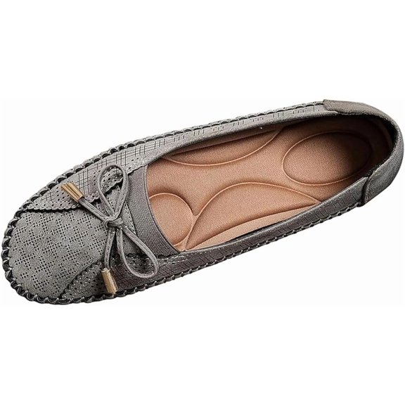 Women's Comfortable Dressy Business Casual Work Shoes , Office Driving Round Toe Flats