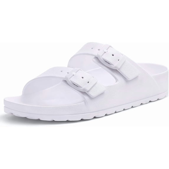 Women's Comfortable EVA Sandals with Arch Support, Adjustable Buckle Sunmmer Beach Slide Sandal