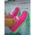 thumbnail image 1 of Women‘s Comfortable Flat Slip-On Solid Color Large Size Holiday Style Sneakers For Casual Sport Style, 1 of 7