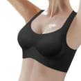 thumbnail image 1 of Women's Comfortable Large Thin Sagging Side Beauty Back Shining No Steel Ring Wrapping Bra Woman Sports Bra Full Support Sports Bras for Women 36 C Womens Bra Womens Bra Wireless High Intensity Sports, 1 of 4