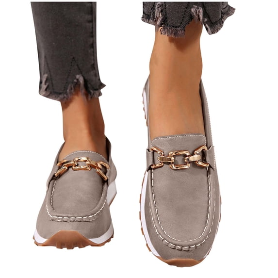 Women's Comfortable & Lightweight Loafers Slip Ons Walking Shoes Cute Business Casual Dress Shoes Work Flats for Women
