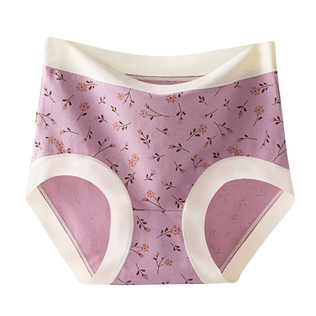 Women's Comfortable Period Underwear Pack Light Leaks Period Panties Light Protection Underwear Breathable High Waisted Triangular Underwear