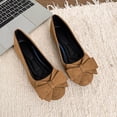 thumbnail image 1 of Women's Comfortable Round Toe Flats - Fashion Bowknot Dress Shoes, Slip On Casual Party, 1 of 10