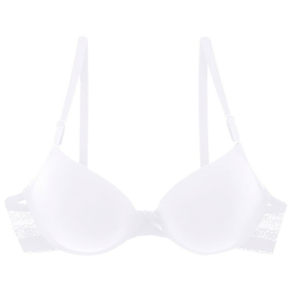 Women's Comfortable Sexy Transparent Bra Wireless Backless Convertible Straps Supportive Soft Seamless Lace