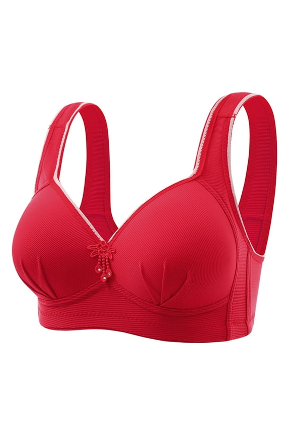 Women's Comfortable Sexy Transparent Shoulder Strap Bra - Backless, Spongeless, Convertible Straps, All Seasons