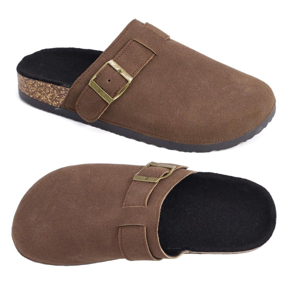 Women’s Comfortable Slip-On Sandals with Cork Footbed for Beach Style