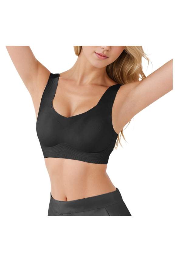 Women's Comfortable Thin Back Bra for Small Seamless Soft Support Everyday Wear Lightweight Breathable Underwear