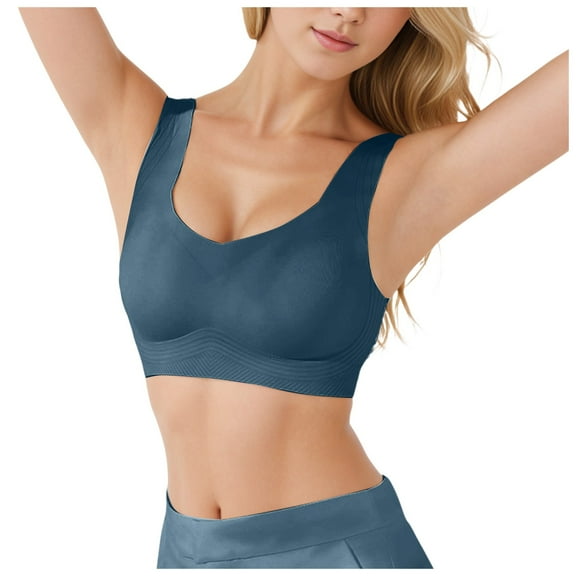 Women's Comfortable Thin Back Bra for Small Seamless Soft Support Everyday Wear Lightweight Breathable Underwear