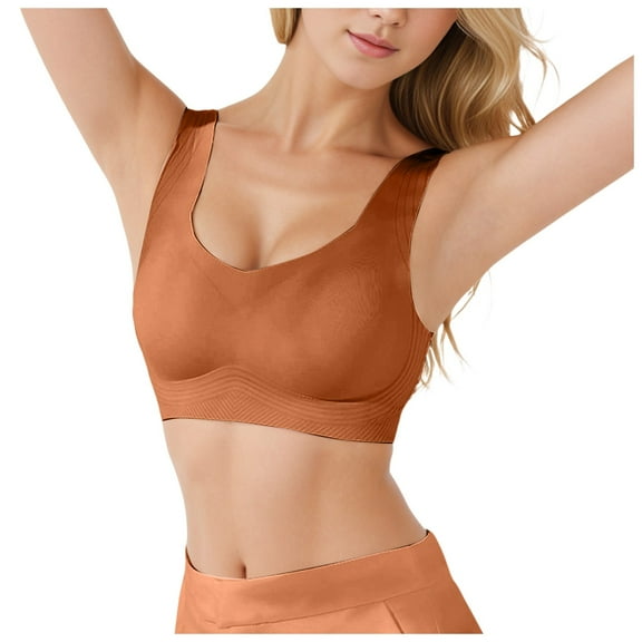 Women's Comfortable Thin Back Bra for Small Seamless Soft Support Everyday Wear Lightweight Breathable Underwear