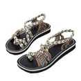 thumbnail image 1 of Women's Comfortable Walking Sandals, Casual Woven Sandals, Arch Support Athletic Hiking Sandals, Outdoor Water Sandals,Summer Beach Travel Sandals, 1 of 8