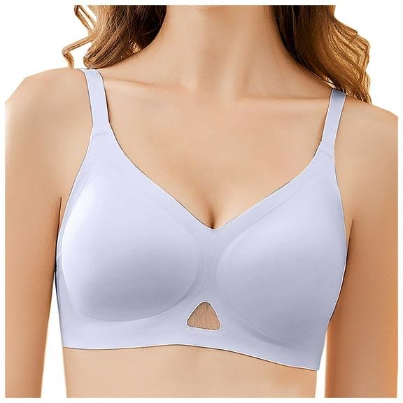 Women's Comfortable Wireless Bra Supportive Full Coverage Soft Breathable Fall Fashion T-Shirt Bra for Everyday Wear