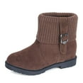 thumbnail image 1 of Women's Comfortable ankle boots with sock cuffs | Slip-On Booties in Black & Khaki, 1 of 7