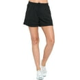 thumbnail image 1 of Women's Comfy Cuffed Elastic Waist Drawstring Pocketed Lightweight Short, 1 of 2