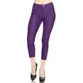 thumbnail image 1 of Women's Comfortable Stretchy Slim Fit Cropped Capri Pants with Pockets S-3XL, 1 of 3