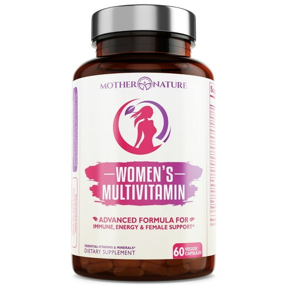 Mother Nature Organics Women's Multivitamin Supplement 60 ct
