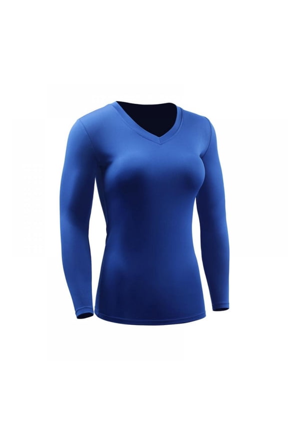Women's Compression Base Layer Tight Tops for Exercise Sports Runing Yoga, Quick Dry Breathable Long Sleeve T-Shirts