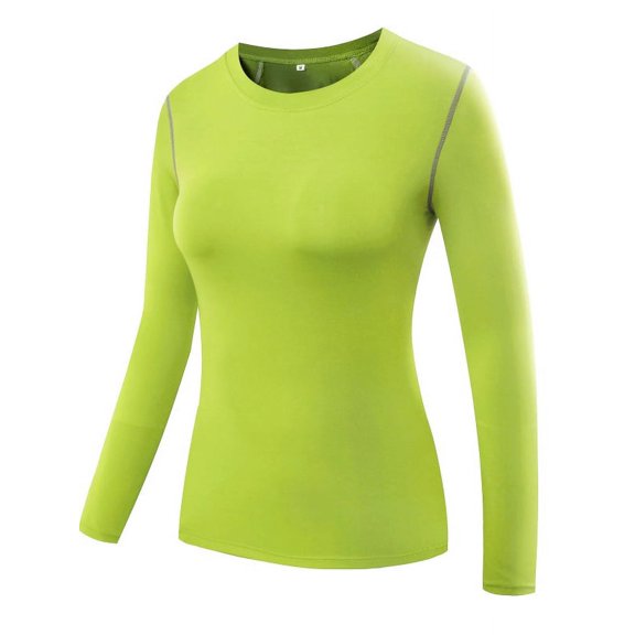 Women's Compression Shirt Dry Fit Long Sleeve Workout Tops