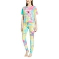 thumbnail image 1 of Women's Concepts Sport Arizona Cardinals Velodrome Tie-Dye Top & Pants Set, 1 of 1