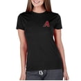 thumbnail image 1 of Women's Concepts Sport Black Arizona Diamondbacks Marathon Knit Top, 1 of 1
