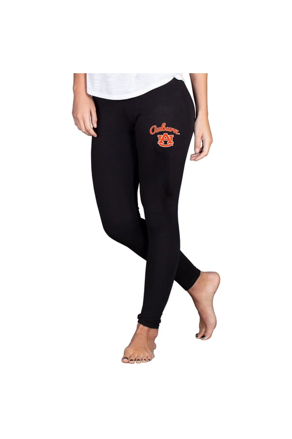Women's Concepts Sport Black Auburn Tigers Fraction Essential Leggings