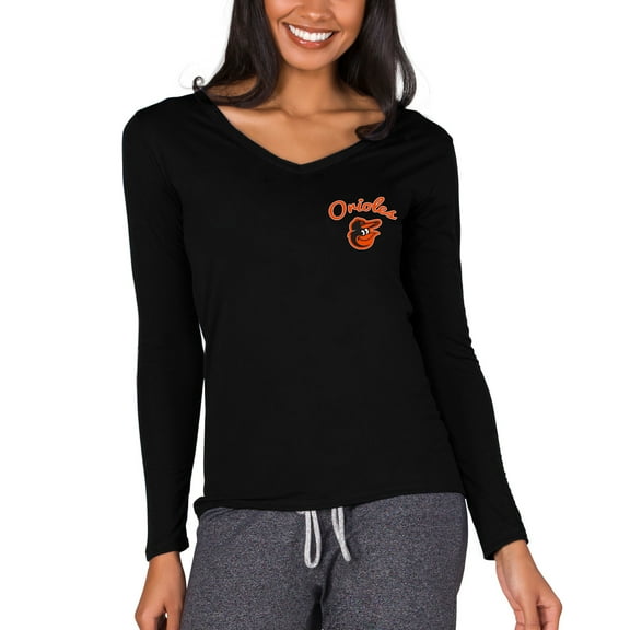 Women's Concepts Sport Black Baltimore Orioles Marathon Knit Top