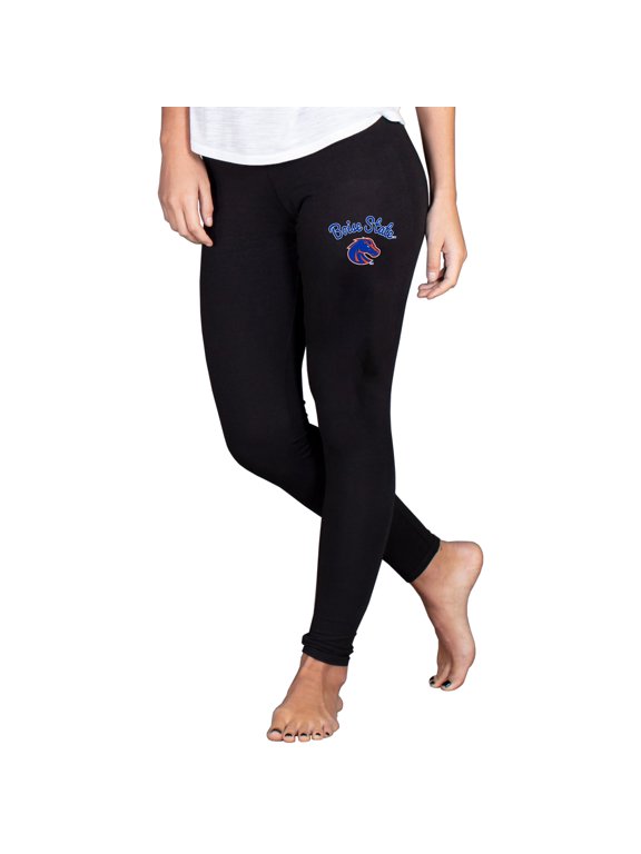Women's Concepts Sport Black Boise State Broncos Fraction Essential Leggings