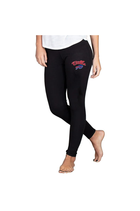 Women's Concepts Sport Black Buffalo Bills Lightweight Fraction Lounge Leggings