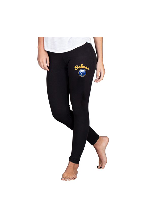 Women's Concepts Sport Black Buffalo Sabres Fraction Leggings