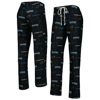 Carolina Panthers Concepts Sport Big & Tall Flannel Sleep Set - Black/Blue