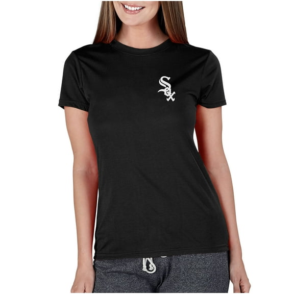 Women's Concepts Sport Black Chicago White Sox Marathon Knit Top