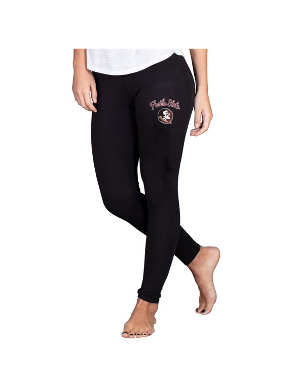 Women's Concepts Sport Black Florida State Seminoles Fraction Essential Leggings