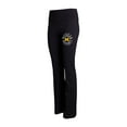 thumbnail image 1 of Women's Concepts Sport Black Michigan Wolverines Enclave Tri-Blend Flared Leggings, 1 of 1