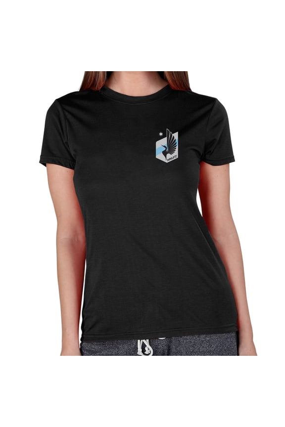 Women's Concepts Sport Black Minnesota United FC Marathon Top