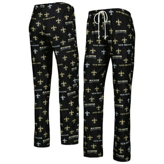 New Orleans Saints Concepts Sport Big & Tall Hillstone Flannel Pants -  Black 