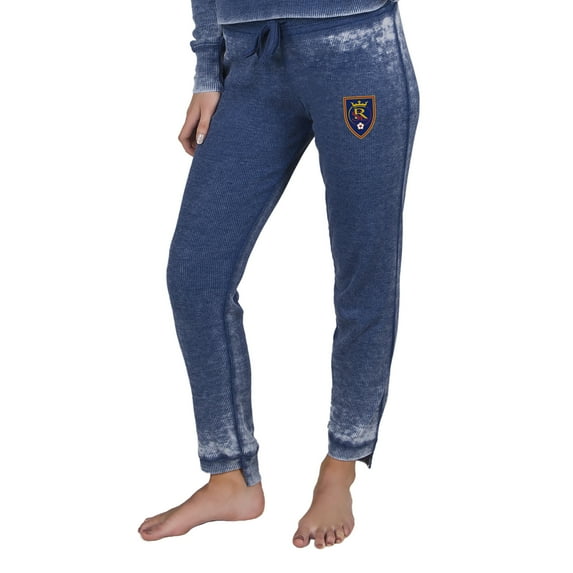 Women's Concepts Sport Blue Real Salt Lake Waffle Knit Pants