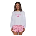 thumbnail image 1 of Women's Concepts Sport Boston Celtics Lyric Long Sleeve Top & Shorts Set, 1 of 1