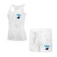 thumbnail image 1 of Women's Concepts Sport Carolina Panthers Quartz Hacci Knit Tank Top & Shorts Sleep Set, 1 of 6
